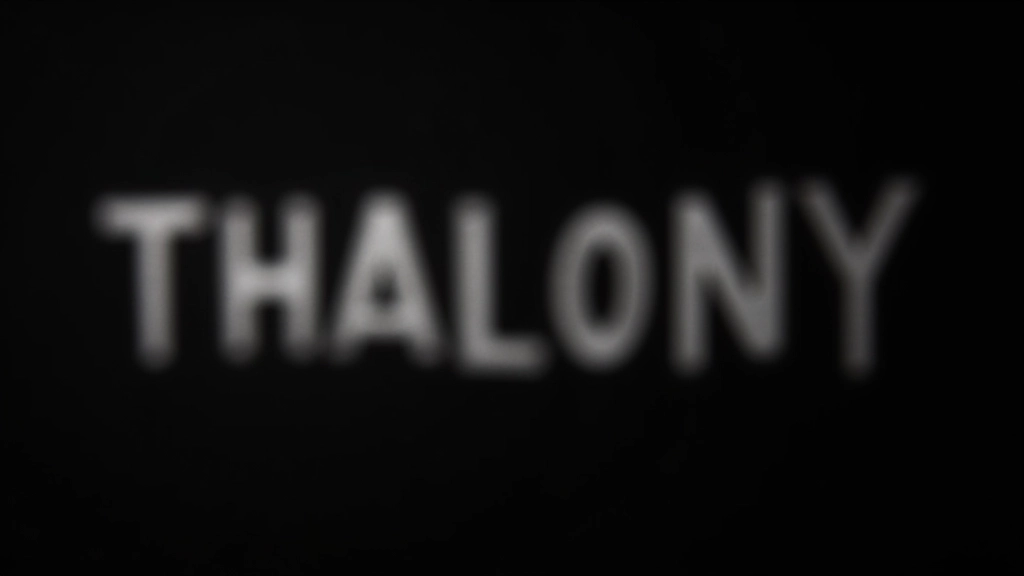 Minimalistische Typografie-Komposition auf dunklem Hintergrund, Monospace-Schrift in großen Größen